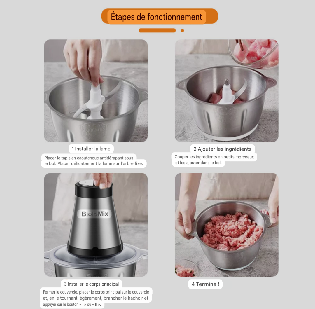 Hachoir multi-usage électronique