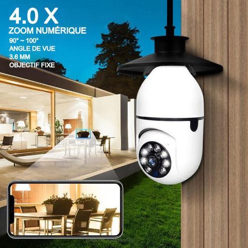 La caméra de surveillance intelligente rotative 360°