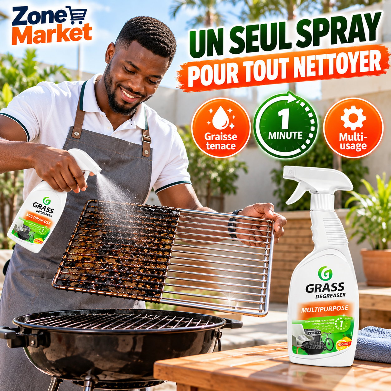 Le nettoyant cuisinière qui fait disparaitre la graisse en 1 minute chrono!
