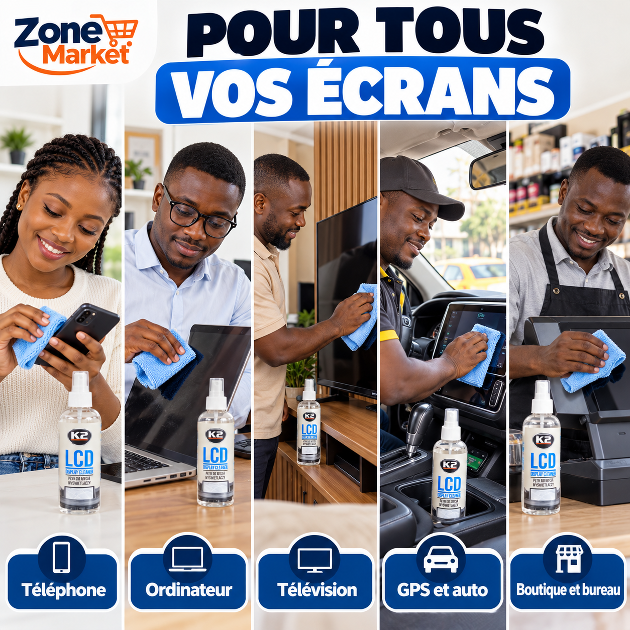 Nettoyant écrans K2 LCD Display Cleaner