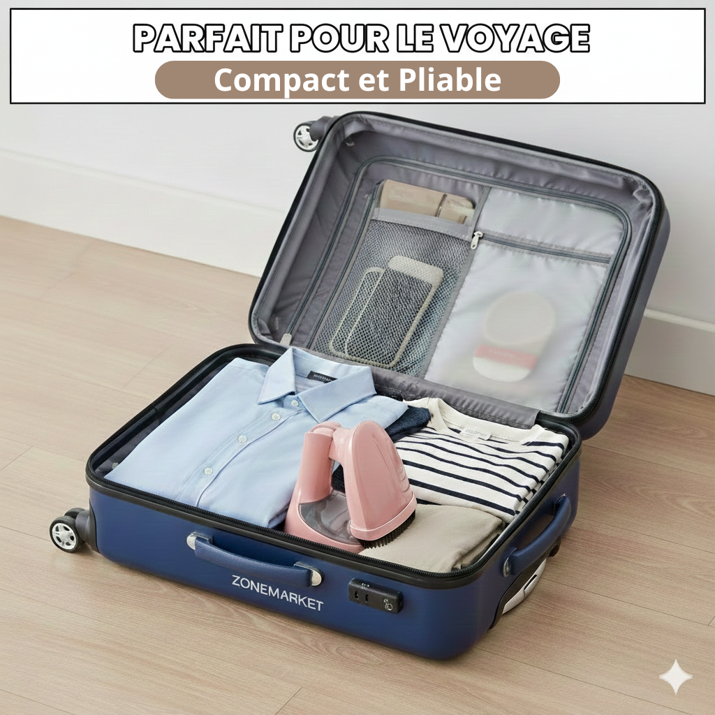 DÉFROISSEUR À VAPEUR AVEC DOUBLE MULTIFONCTION .