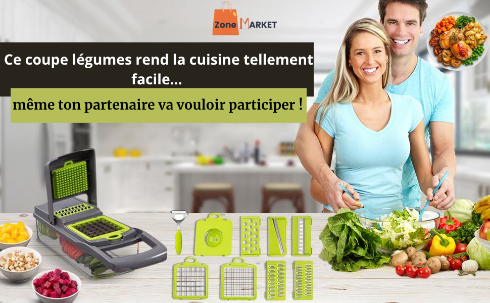 coupe légumes multifonction
