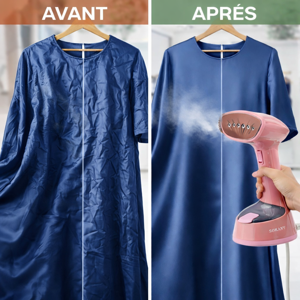 DÉFROISSEUR À VAPEUR AVEC DOUBLE MULTIFONCTION .