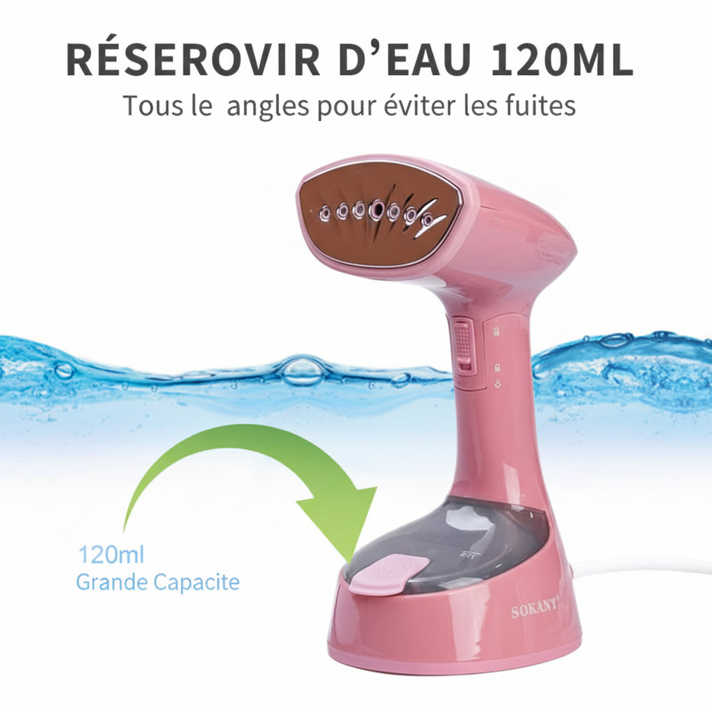 DÉFROISSEUR À VAPEUR AVEC DOUBLE MULTIFONCTION .