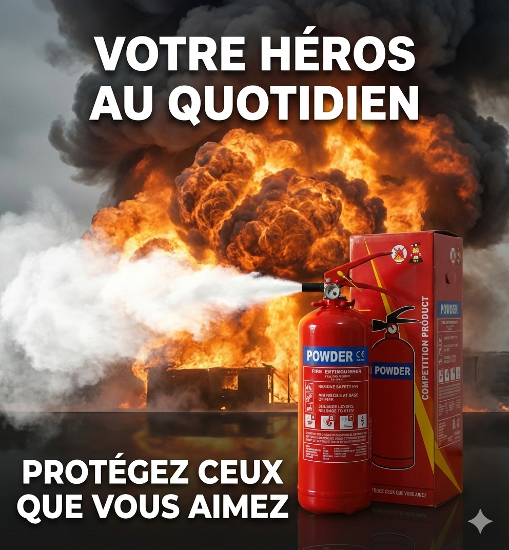 EXTINCTEUR CONTRE LES INCENDIES.