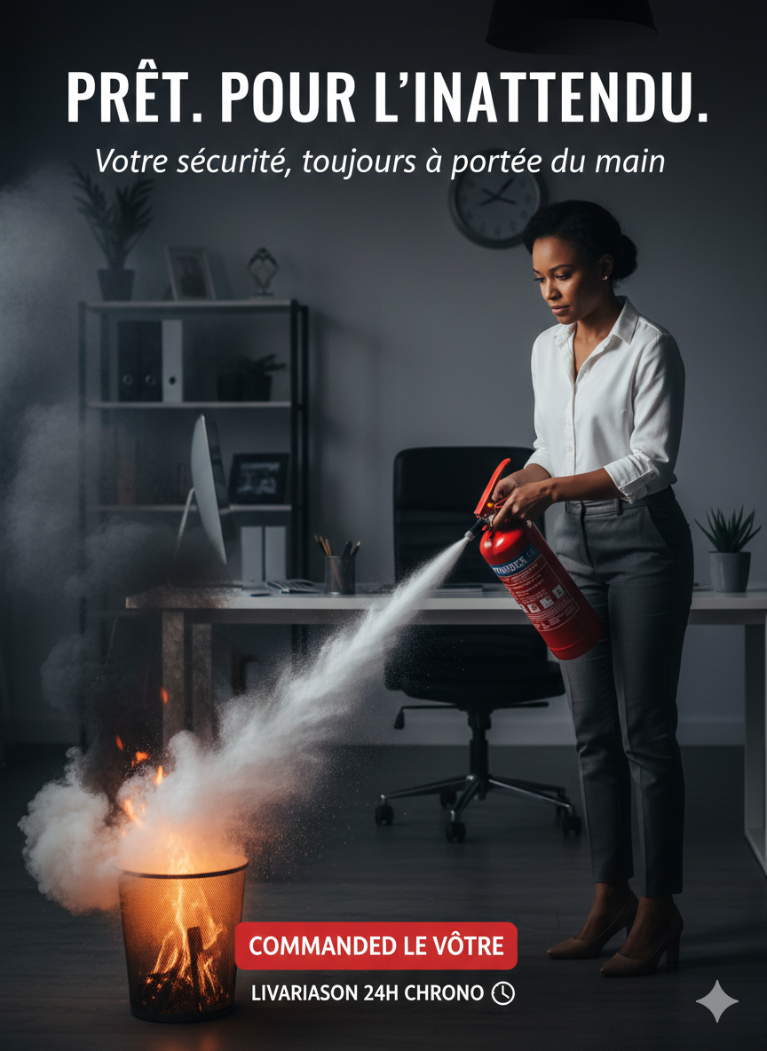 EXTINCTEUR CONTRE LES INCENDIES.