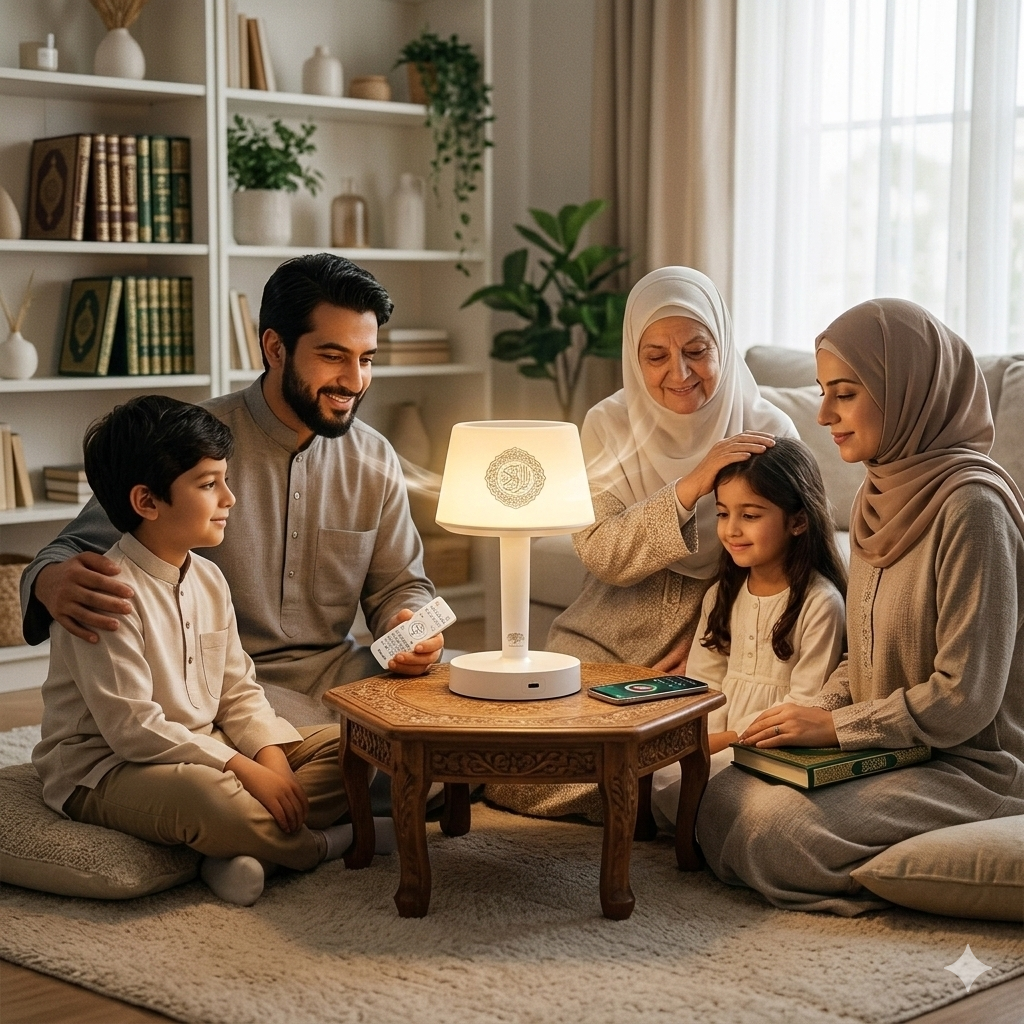 Lampe Coranique Audio LED + Télécommande