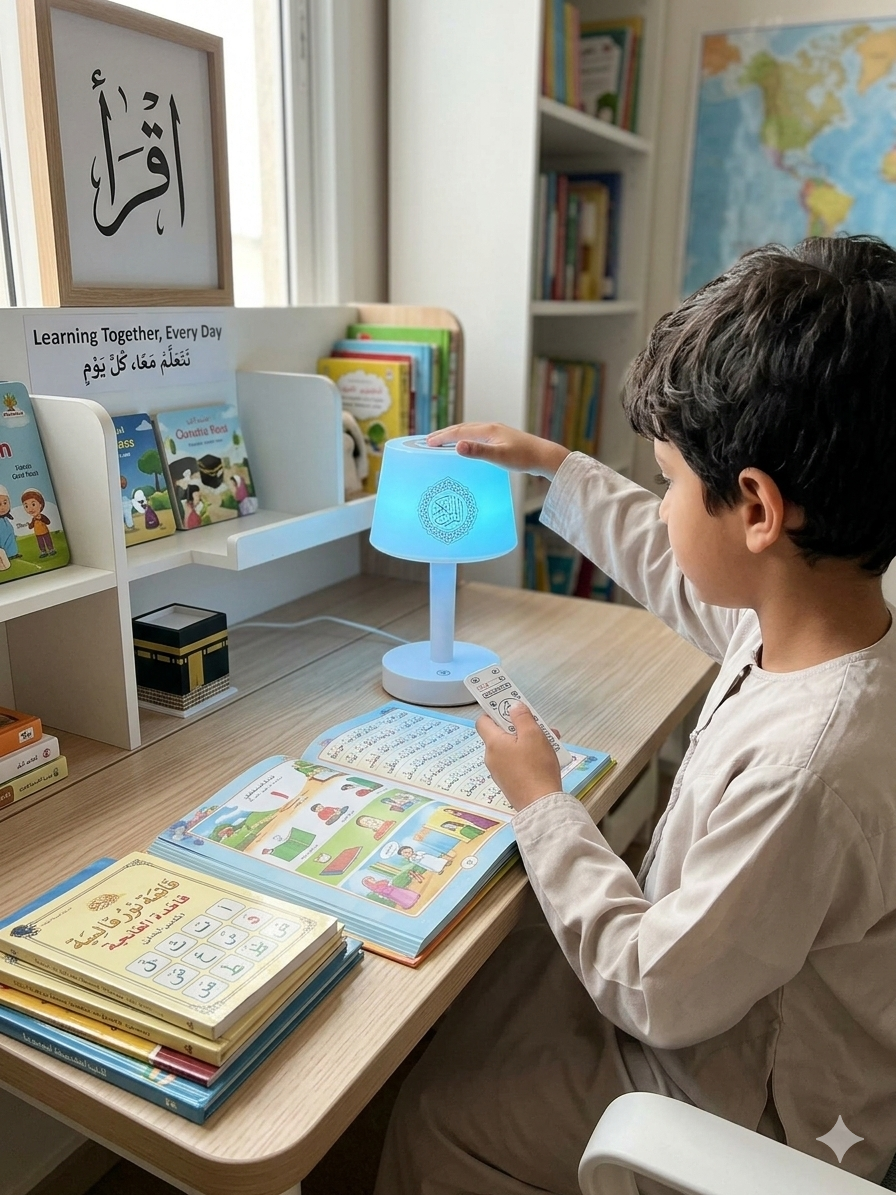 Lampe Coranique Audio LED + Télécommande