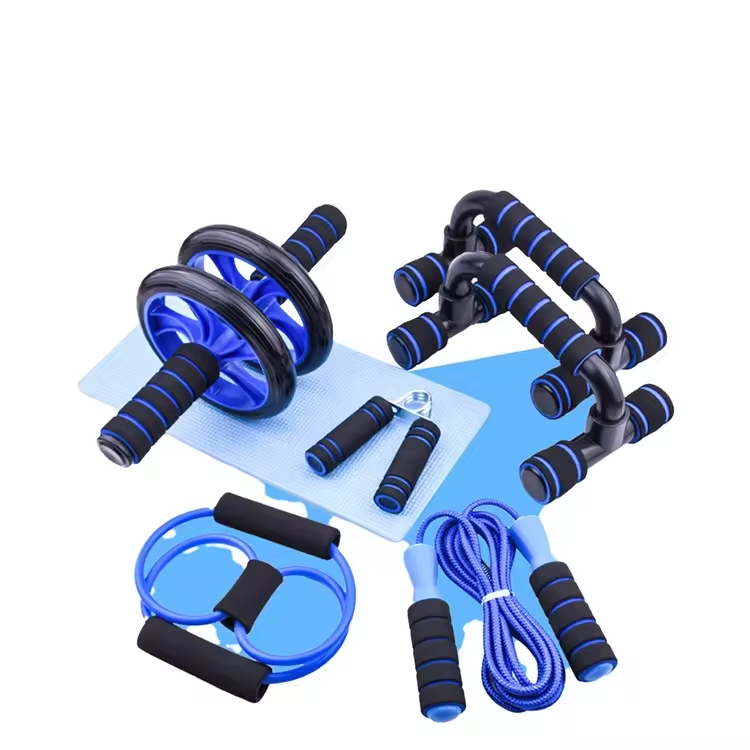 KIT FITNESS 5 EN 1 COMPLET : Votre salle de sport à la maison !
