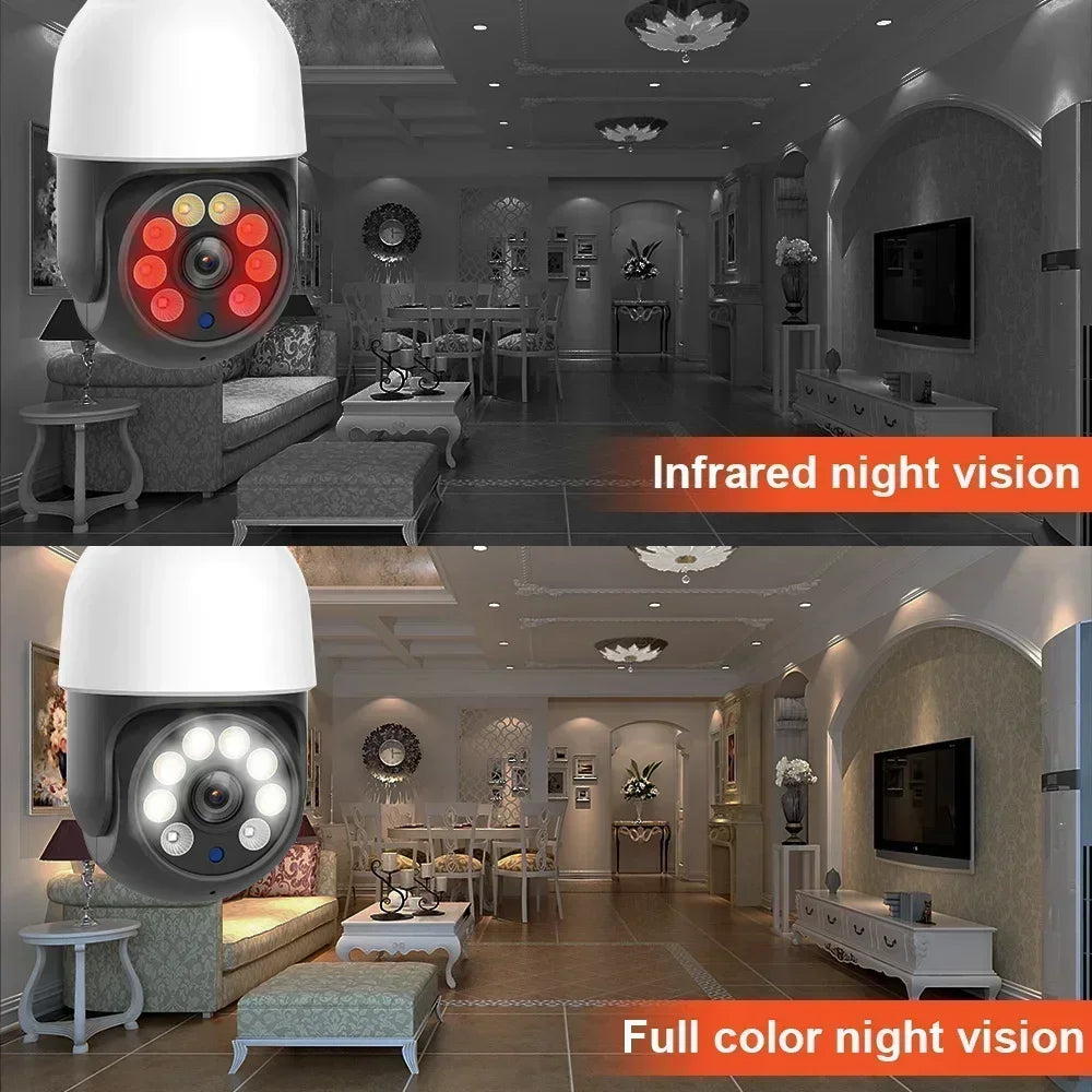 La caméra de surveillance intelligente rotative 360°