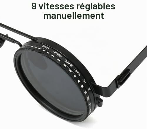 Lunettes Polarisées CX-9 — 9 Vitesses de Teinte 🕶️🔥