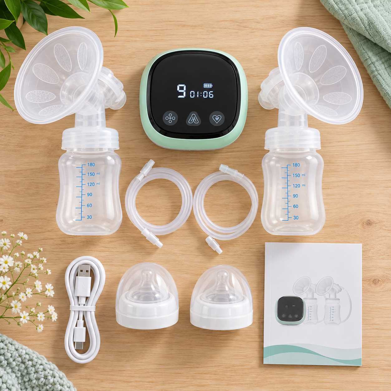 🍼 Tire-Lait Électrique Double RH338