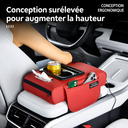 🔥 L’Accoudoir de Voiture Multifonction : Confort, Rangement et Classe dans votre véhicule !