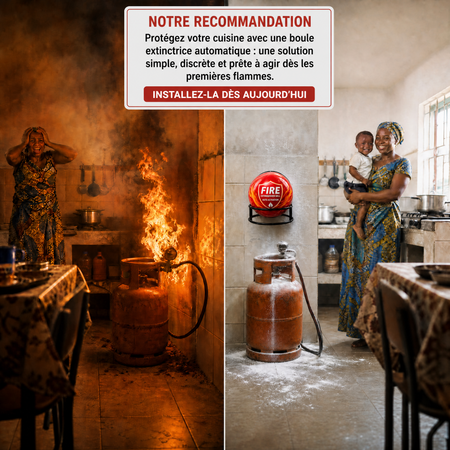 🔴 Boule Extinctrice Automatique Anti-Incendie – Protégez Votre Famille et Vos Biens 24h/24 !